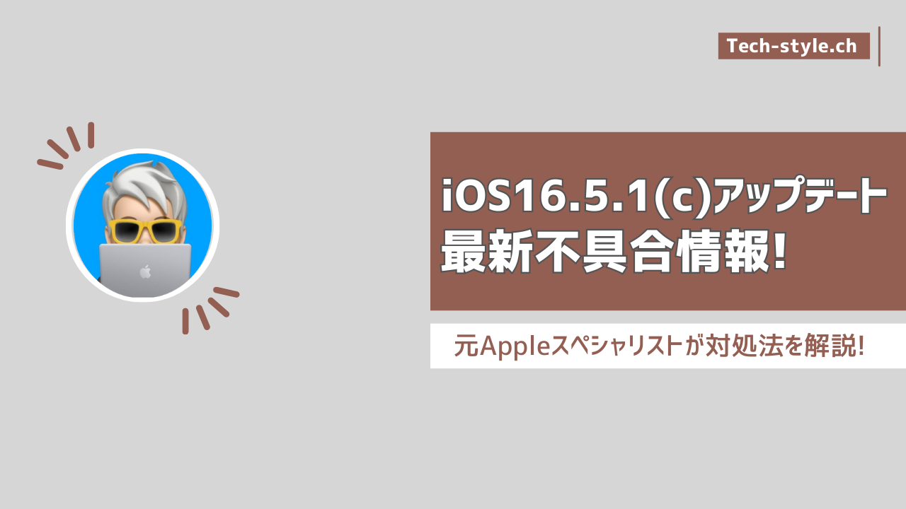 iOS16.5.1(c)アップデート
